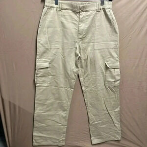 Lepunuo Women's High Waisted Cargo Travel Baggy Stretchy w/ 6 Pockets